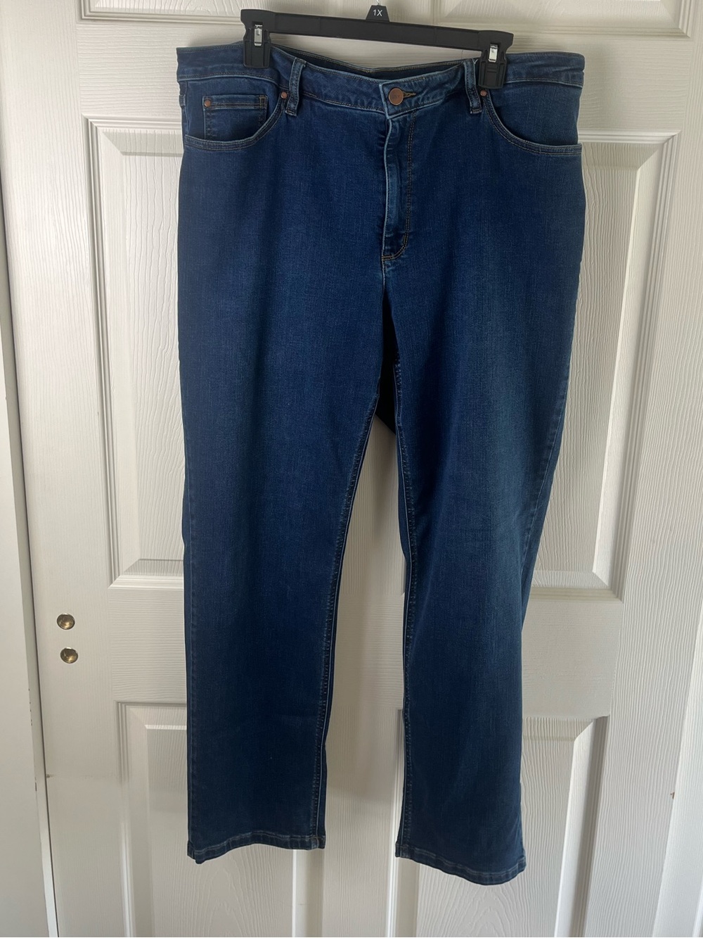 Jones New York Deep Blue Straight-Leg Women's Jeans